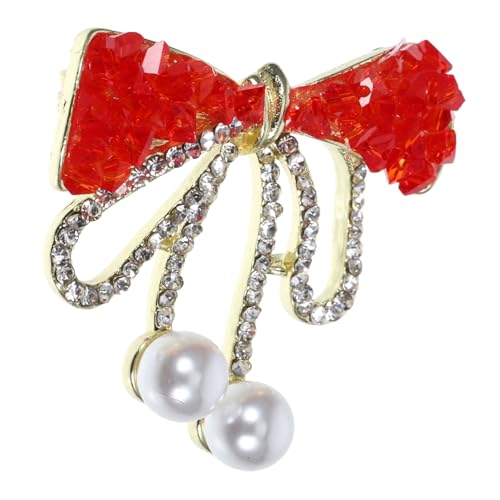 CLISPEED Strassbrosche Schleife Damen Anstecknadel aus Zinklegierung Vielseitig für Jacken Schals und Taschen Modisches Vintage Inspiriert Hochwertiger Schmuck für Frauen von CLISPEED