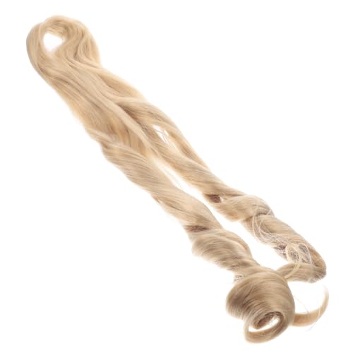 CLISPEED Synthetische Lang Gelockte Haarverlängerung mit French Curl Vorgeformtes Braiding Hair Leichte Flechtperücke für Frauen und Mädchen Farbton von CLISPEED