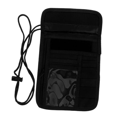 CLISPEED Taktische Reisepasshülle mit Verstellbarem Multifunktionale Outdoor Brusttasche für und Herren Kleine Geldbörse mit Mehreren Fächern Sicherer Organizer für Karten und Bargeld von CLISPEED