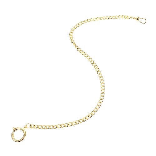 CLISPEED Taschenuhr Kette Goldfarbener Metalllegierung Hochwertige Dekorative Wallet Chain für Formelle Kleidung Jeans und Handtaschen für DIY Projekte und von CLISPEED