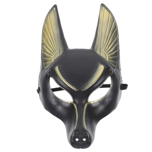 CLISPEED Tiermasken Erwachsene: Anubis Maske zum Fuchs Kostüm, Fuchs Maske Wolfmaske für Maskenball Halloween Cosplay Maskerade Party Karneval Weihnachten Rollenspiele CLISPEED Tiermasken Erwachsene: Anubis Maske zum Fuchs Kostüm, Fuchs Maske Wolfmaske für Maskenball Halloween Cosplay Maskerade Party Karneval Weihnachten Rollenspiele von CLISPEED