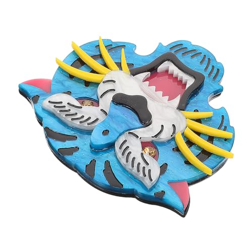 CLISPEED Tiger Brosche Pin Cartoon Tierform Fester Anstecknadel für Kleidung Rucksäcke Jacken Hüte Modische Animal Sweater Clips und Shawl Clip Einzigartige Tigerform Brosche von CLISPEED