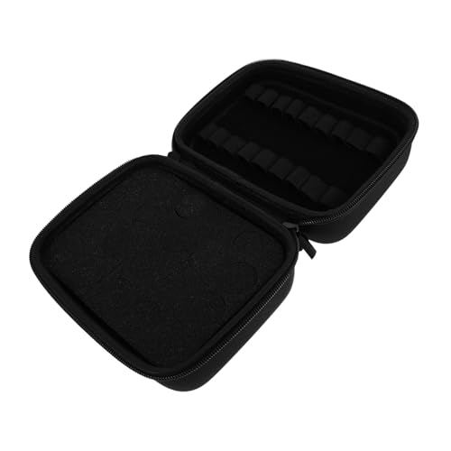 CLISPEED Tragbare Aufbewahrungstasche Ätherische Öle mit Mehrfachfächern Robustes Organizer Etui für Flaschen Praktischer Schutz und Transport Schwarzes Multi Grid Reise Case CLISPEED Tragbare Aufbewahrungstasche Ätherische Öle mit Mehrfachfächern Robustes Organizer Etui für Flaschen Praktischer Schutz und Transport Schwarzes Multi Grid Reise Case von CLISPEED