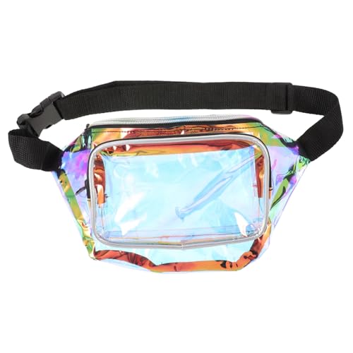 CLISPEED Transparente Hüfttasche mit Mittlerer Kapazität Wasserfeste Strandtasche für Damen Aufbewahrungstasche für Outdoor und Alltag Langlebiges Material für Schlüssel Geldbörse und von CLISPEED