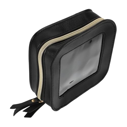 CLISPEED Transparente Kosmetiktasche Makeup Organizer Tasche Handtasche für Damen Kompakt Langlebig Leicht zu Reinigen für Reisen Alltag und Beauty Essentials von CLISPEED