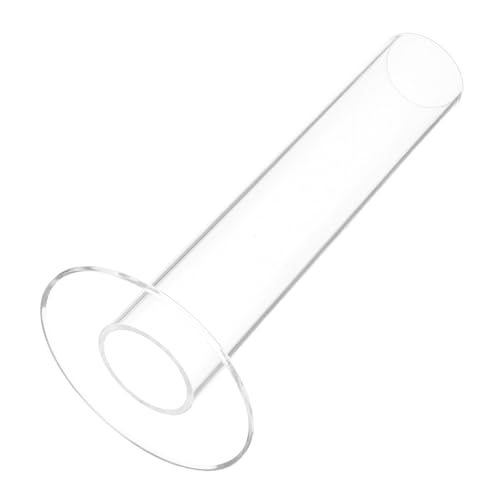 CLISPEED Transparenter Acrylic Scrunchie Organizer Stand Haargummi Halter Scrunchy Display Tower für Damen Mädchen Haarschmuck Aufbewahrung Haargummi Organizer Klein von CLISPEED
