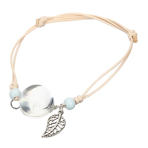 CLISPEED Trockenblumen Armband für Damen Personalisierter Handgelenkschmuck mit Einzigartigem Design Perfektes für Mädchen und Besondere Anlässe von CLISPEED