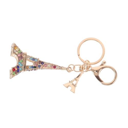 CLISPEED Turm-Schlüsselanhänger Souvenir-Schlüsselanhänger Eiffelturm-Anhänger Eiffelturm Souvenir Schlüsselkettenzubehör Zinklegierung von CLISPEED