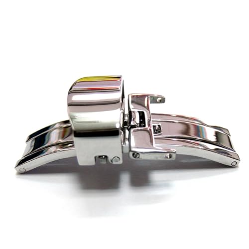 CLISPEED Uhrverschluss Push Button Faltschließe für Uhrenarmband Ersatzband Robust Langlebig Stilvoll von CLISPEED