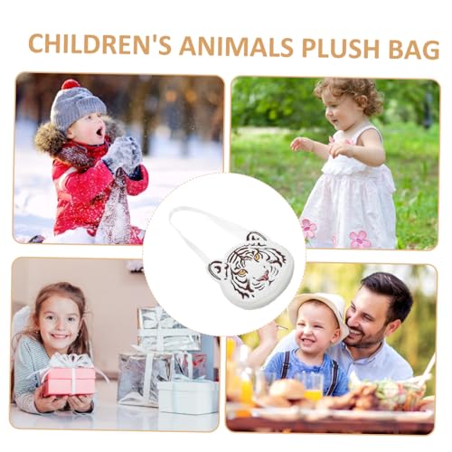 CLISPEED Umhängetasche Plüsch Tiger Kuscheliger Brustbeutel für Mädchen Alltag Freizeit von CLISPEED