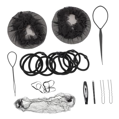 CLISPEED Unsichtbares Elastisches Haarnetz Atmungsaktive Dutt Netze mit Flexiblem Mesh Langlebig und Komfortabel für Ballett Hochsteckfrisuren Geeignet für Mädchen und Frauen Teilig von CLISPEED