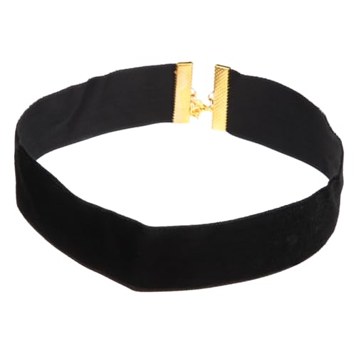 CLISPEED Verstellbare Schwarze Samt Choker Halskette für Damen und Mädchen Samtige Kordel Langlebiges Material für Geburtstag Halloween Party und Alltag Stilvoller Schmuck von CLISPEED