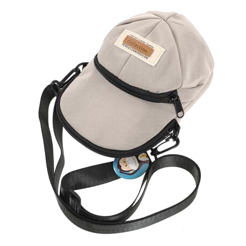 CLISPEED Verstellbare Umhängetasche Damen Schultertasche im Hut design Modische Crossbody Tasche mit Glattem Reißverschluss Vielseitig für Alltag Reisen Shopping und Freizeit Geeignet von CLISPEED