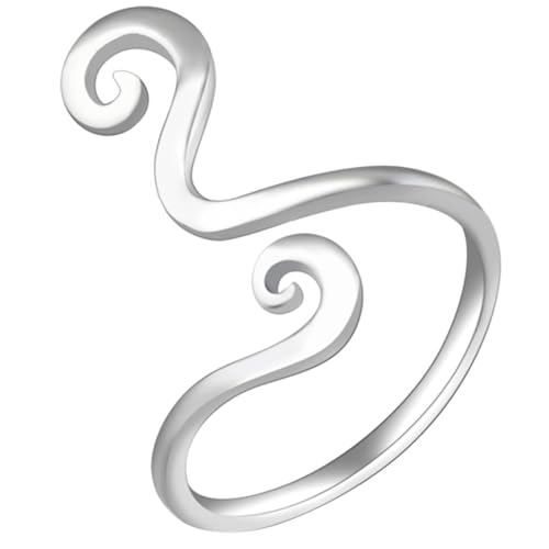 CLISPEED Verstellbarer Zehenring Damen Offener Fußring Boho Stil Silberfarbener Einstellbarer Knöchelring Für Sommer Strand Schmuck Komfortabel Und Strapazierfähig Passend Für Frauen Und von CLISPEED