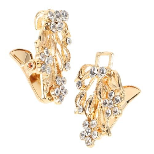 CLISPEED Vielseitiger Strickjacken Clip mit Funkelndem Schmuckstein Eleganter Verschluss für Cheongsam Mantel und Kleid Modischer Pullover Clip für Damen Dekorativer Schal von CLISPEED