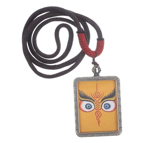 CLISPEED Vintage Anhänger Halskette Leichtes Legierungsdesign Langlebig Retro Stil Charm für Damen Party Festliche Gelegenheiten von CLISPEED