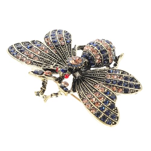 CLISPEED Vintage Bienen Brosche Damen Anstecknadel mit Funkelnden Strasssteinen Dekorative Insekten Schmuck für Kleidung Hüte und Schals Geschlechtsneutrales Modisches Accessoire CLISPEED Vintage Bienen Brosche Damen Anstecknadel mit Funkelnden Strasssteinen Dekorative Insekten Schmuck für Kleidung Hüte und Schals Geschlechtsneutrales Modisches Accessoire von CLISPEED