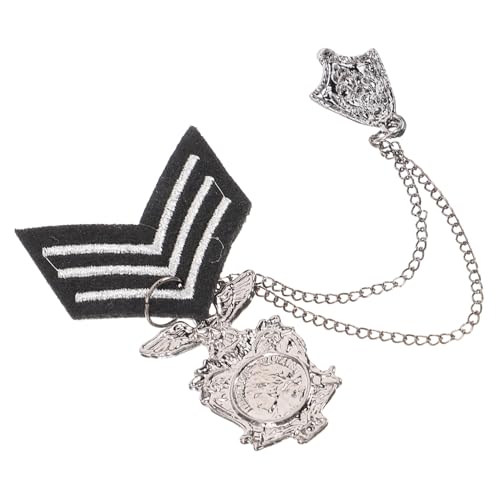 CLISPEED Vintage Brosche Herren Anstecknadel aus Robustem Legierungsmetall Modisches Kostümschmuck accessoire für Anzug Mantel Schal Vielseitig Einsetzbar im Klassischen Stil von CLISPEED