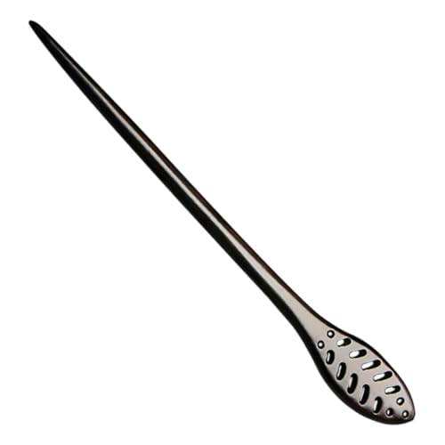 CLISPEED Vintage Haarnadel aus Schwarzem Handgeschnitzter Langer Holz Haarstab Robust und Formbeständig Haarschmuck Accessoire für Damen und Mädchen für Familie und von CLISPEED