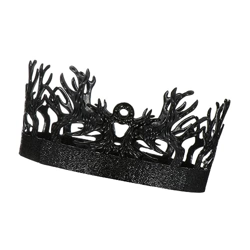 CLISPEED Vintage Königskrone Herren Gothic Tiara aus Legiertem mit Antikem Finish Eleganter Court Crown für Hochzeit Geburtstag Halloween Kostümparty Unisex Retro Kopfschmuck von CLISPEED