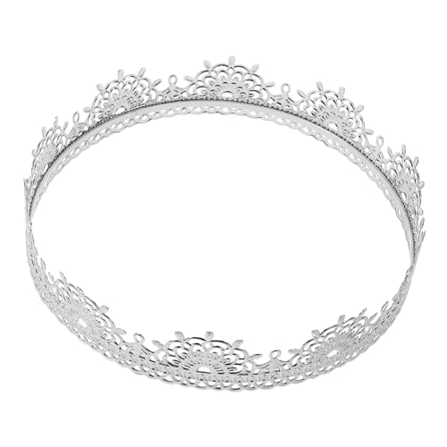 CLISPEED Vintage Königskrone Herren Stirnband Antikem Finish Leicht und Komfortabel für Cosplay Abschlussball Halloween Geburtstagsfeier Passt für Kopfgrößen von CLISPEED