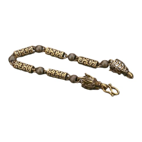 CLISPEED Vintage Kupfer Drachen Armband Herren Damen Retro Handgefertigt Glücksbringer Einfaches Design Unisex Schmuck Geschenk Freund Geburtstag von CLISPEED