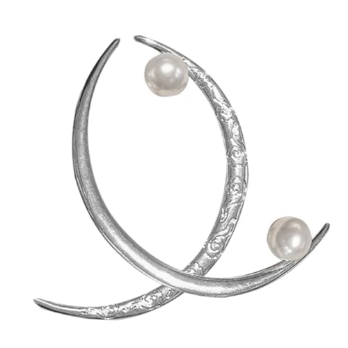 CLISPEED Vintage Mondförmige Haarnadeln für Dickes Haar Stabile Haarklammern Stilvolle Haarstäbe für Damen und Mädchen Vielseitiger Haarschmuck für Anspruchsvolle Hochsteckfrisuren von CLISPEED