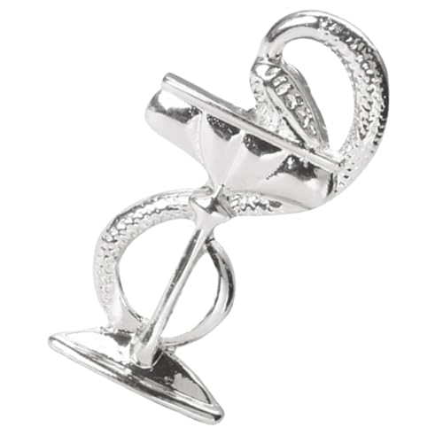 CLISPEED Vintage Schlangen Weinglas Brosche Metall Anstecknadel Elegantes Kleidungsornament Anstecker für Anzug Revers Pin Stilvolles Accessoire für Damen Herren von CLISPEED