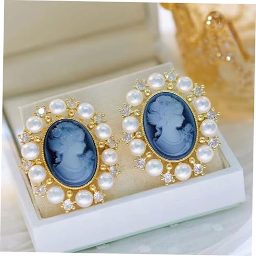 CLISPEED Vintage Viktorianische Perlenbrosche Damen Vielseitige Anstecknadel und Anhänger Eleganter Schmuck für Hochzeit Party Büro und Festliche Anlässe von CLISPEED