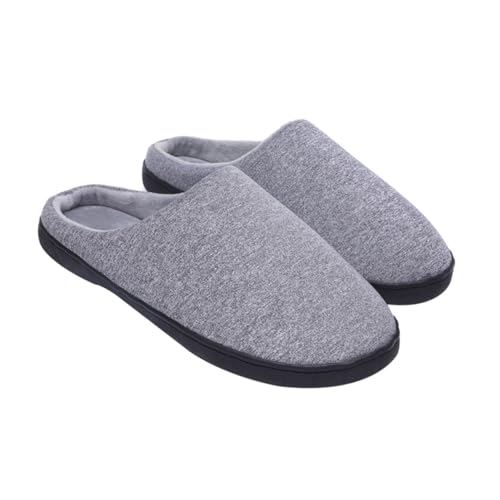 CLISPEED Warme Damen Hausschuhe für Innen Herbst Winter Weiche Atmungsaktive Pantoffeln mit Flacher Sohle Komfortable Hausschuhe Rutschfest und Hautfreundlich von CLISPEED