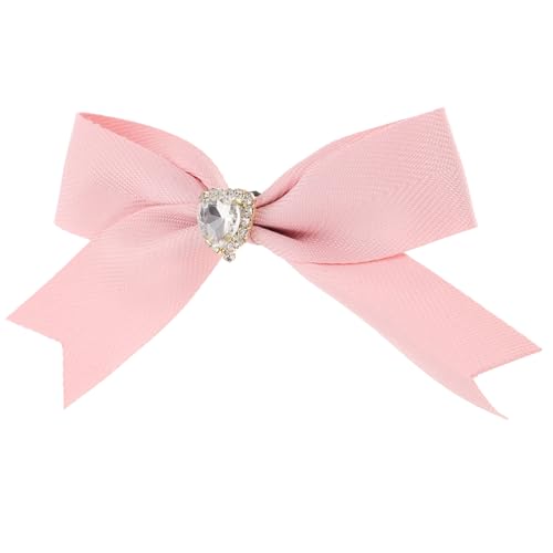 CLISPEED Wasserdichte Langlebige Frühling Haarklammern mit Bowknot Design Rosa Schleifen Haarspangen für Damen und Mädchen Sicherer Halt und Eleganter Look von CLISPEED