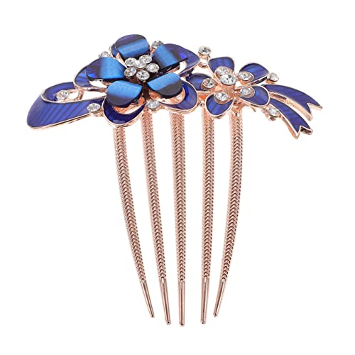 CLISPEED Wasserfester Haarkamm Mit Strass Brautkopfschmuck in Blumenform Für Hochzeit Und Festlichkeiten Stilvolles Accessoire Für Damen Mit Rhinestone-inlay von CLISPEED