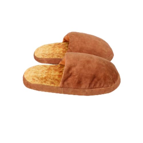 CLISPEED Weiche Rutschfeste Bread Slippers mit Memory schaum Warme Atmungsaktive Hausschuhe für Damen und Herren Gemütliche Langlebige Stoffsohle Modische Toastbrot optik für Winter und von CLISPEED