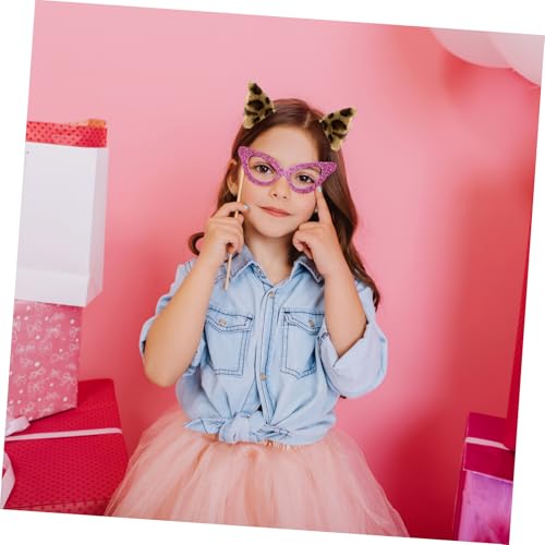 CLISPEED Weiches Kunstpelz Katzenohren Haarspange Leopard für Halloween Cosplay Party Mädchen Damen Zubehör von CLISPEED