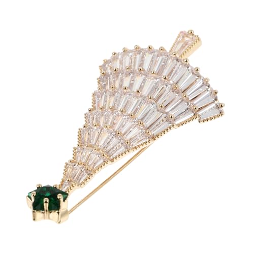 CLISPEED Weihnachtsbrosche Christbaum Design Legierung Schmuck Damen Anstecker Festlich Modisch Leicht für Party Weihnachten von CLISPEED