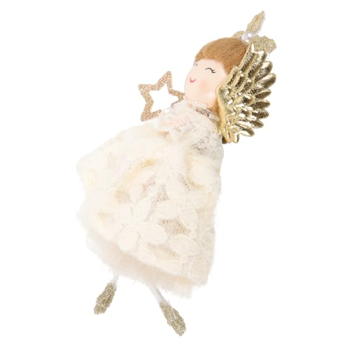 CLISPEED Weißes Spitzen Haarband mit Filigranem Hohlrock Design Niedliches Mädchen Ornament Dekoratives Garten Pendant für Hochzeitspartys und Festliche Wohnraumgestaltung von CLISPEED