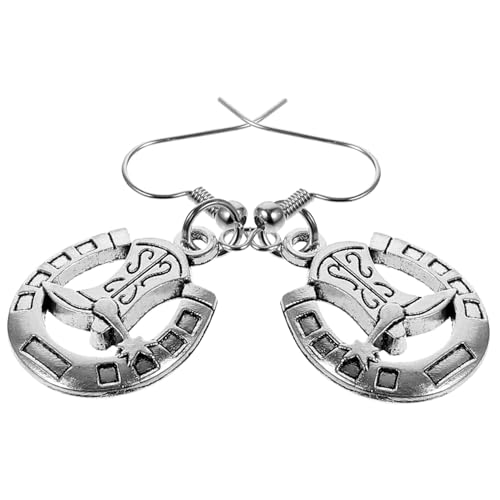 CLISPEED Westernohrringe Für Damen Mit Stiefel-charms Cowgirl-schmuck Aus Einzigartiges Accessoire Für Frauen Pferdehoehe-stil Ohrhänger Passend Zu Verschiedenen Outfits von CLISPEED