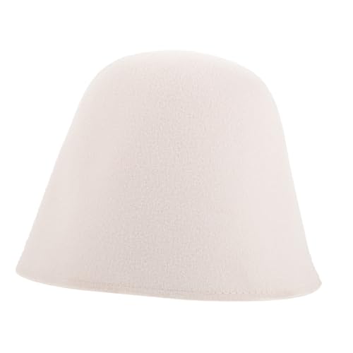 CLISPEED Filz Sauna Hut Für Damen Und Wasserabsorbierender Und Bequemer Saunahut Hochwertigem Material Für Haar Und Kopfhaut Schutz Beim Saunieren Cremefarben von CLISPEED