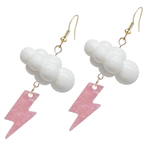 CLISPEED Wolken Ohrhänger Acrylic Leicht Wetter Schmuck Stil Damen Party Festival Alltag von CLISPEED
