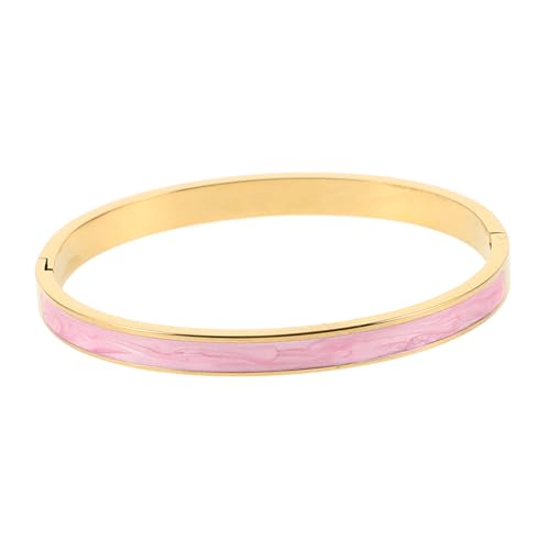 CLISPEED Wrist Bracelet Titanstahl Minimalistischer Armreif für Damen Dekoratives Armband Leicht und Angenehm zu Tragen für Besondere Anlässe und Tägliche Outfits von CLISPEED