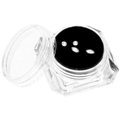CLISPEED Zahnschmuck Set mit Transparenten und Weißen Edelsteinen DIY Zahnkunst Kreative Zahnverzierungen für Einzigartige Looks und Besondere Anlässe für Cosplay und Partys von CLISPEED