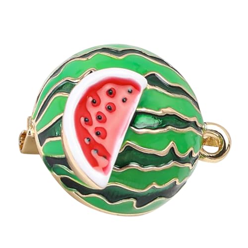 CLISPEED süße nadel geburtstagsgeschenk muttertagsgeschenk Wassermelonen-Pin-Abzeichen Sommer-Emaille-Anstecknadeln süße Anstecknadeln Frauen Brosche Wassermelonen-Abzeichen Legierung Green von CLISPEED