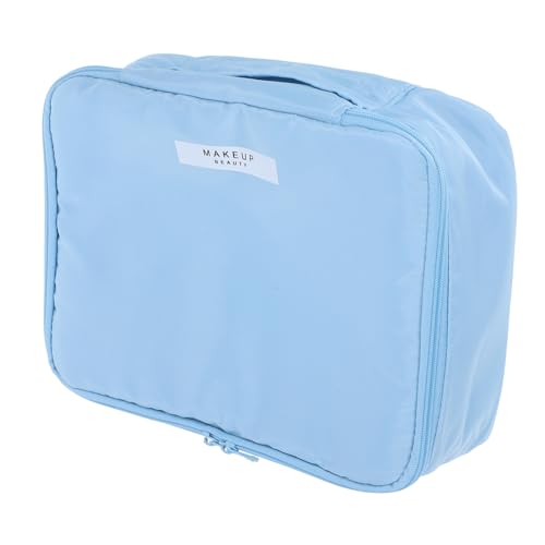 CLISPEED wasserdichte Kosmetiktasche Großer Kapazität mit Tragegriff Reise Make Up Organizer für Frauen Multifunktionale Schminktasche mit Fächern Tragbar und Robust für Urlaub und Alltag von CLISPEED