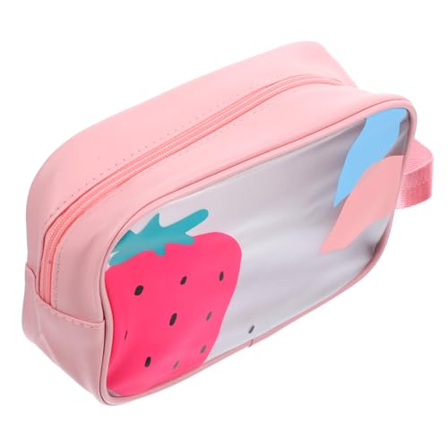 CLISPEED wasserdichte Kosmetiktasche Klein mit Trocken Nass Trennung Tragbarer Kulturbeutel für Reisen und Sport Transparente Plastik Make Up Tasche Multifunktionaler Organizer für Damen von CLISPEED