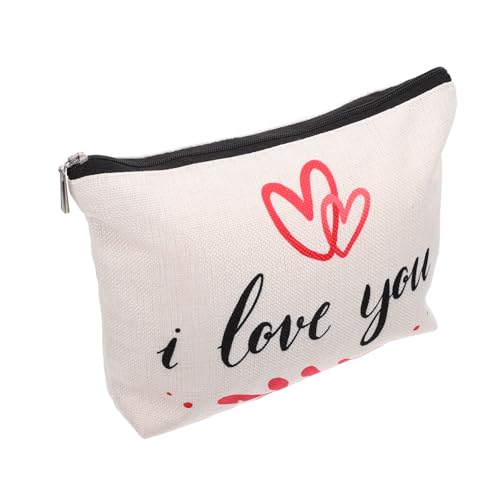 CLISPEED wasserdichte Kosmetiktasche mit Reißverschluss Kompakte Make up Tasche für Damen Tragbarer Kulturbeutel zur Aufbewahrung von Toilettenartikeln und Reiseutensilien von CLISPEED