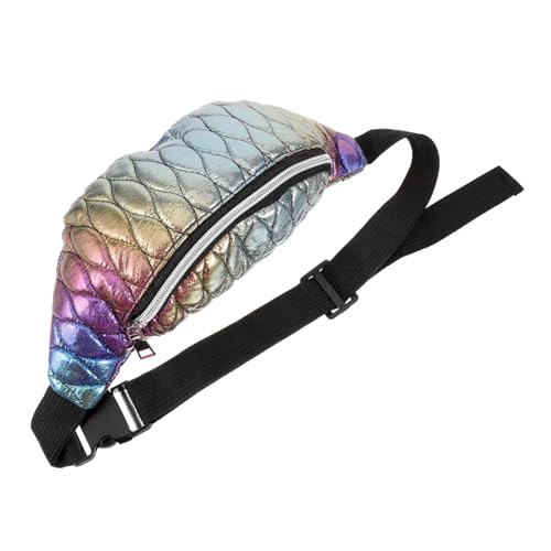 CLISPEED wasserdichte Sports Fanny Pack Damen Crossbody Bag mit Großem Stauraum Leichter Robuster Lauf Schultertasche für Reisen Outdoor Wandern und Alltag Modische Portable Umhängetasche von CLISPEED