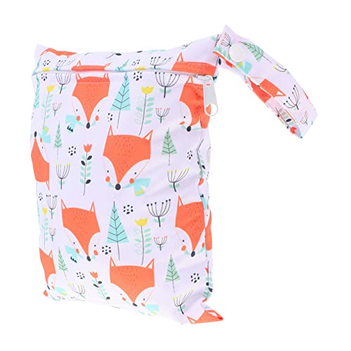 CLISPEED wasserdichte Windeltasche Wiederverwendbarer Wet Dry Bag Windel Aufbewahrungstasche Multifunktionaler Organizer für Reisen und Zuhause von CLISPEED