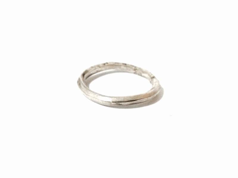 Ein Dicker Handgemachter Modernist Designer Band Ring/sterling Silber, Usa Größe 9, 5, 3, 07 Gramm #3948 von CLLEWISLLC