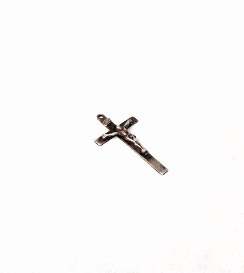 Ein Mid Century Designer Catamore Kreuz-Kruzifix/sterling Silber, 2x1", 2, 63 Gramm, #2489 von CLLEWISLLC