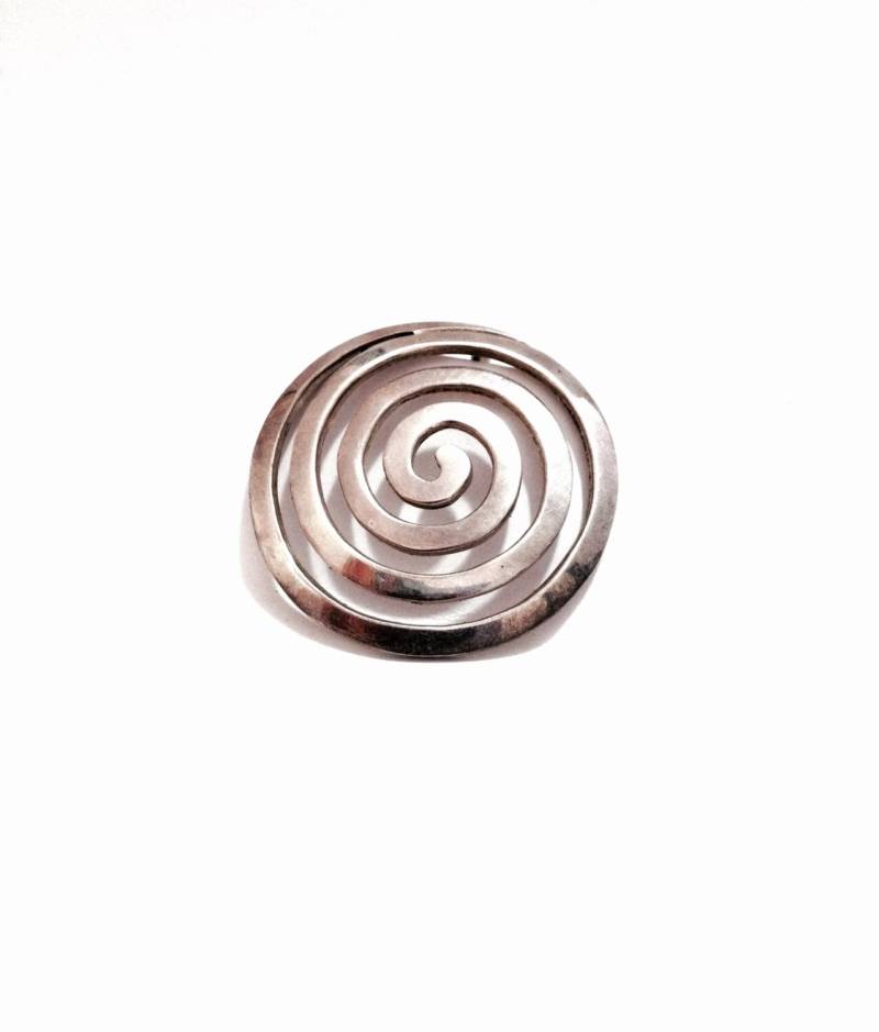 Ein Prächtiger Mid Century Jugendstil Wellen Anhänger - Medaillon/sterling Silber, 16, 82 Gramm #3450 von CLLEWISLLC